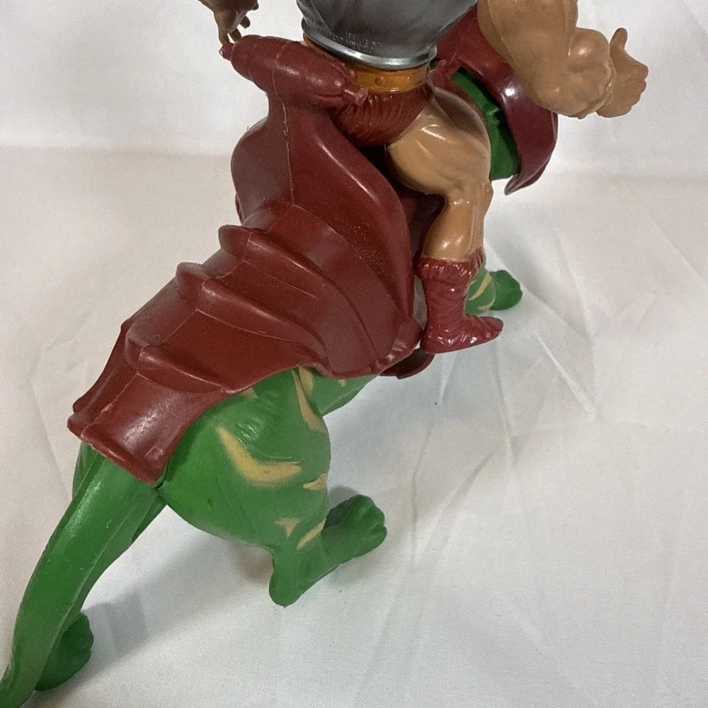 Vintage Mattel He-Man and Battle Cat Action Figure Set Masters of the Universe